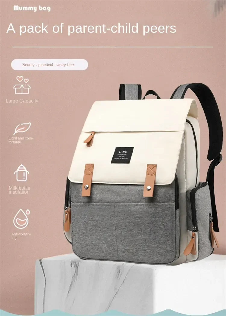 Travel Backpack for Moms – Large Capacity Waterproof Diaper & Baby Stroller Bag
