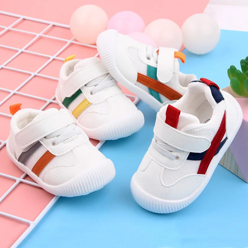 Baby Toddler Shoes (0–3 Years) – Soft Bottom Non-Slip Breathable Sneakers