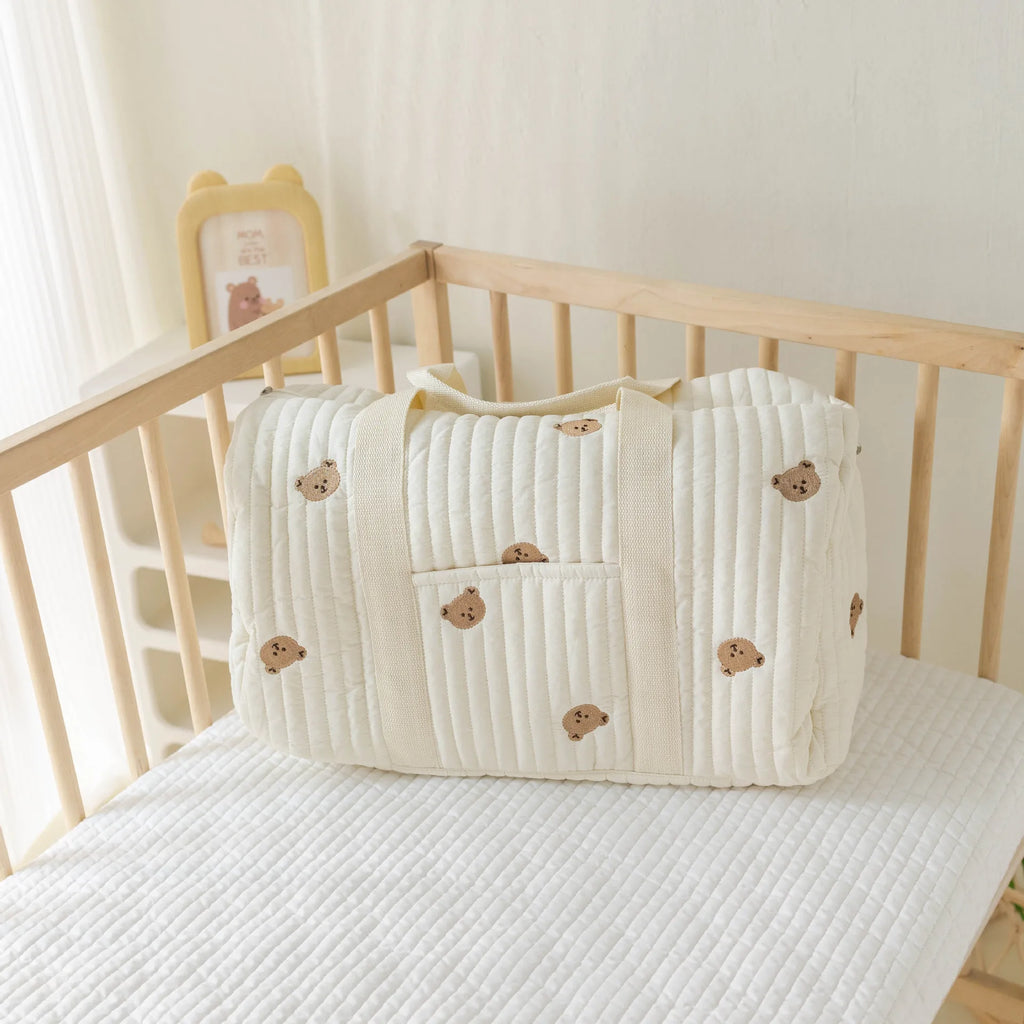 Maternity Bear Bag – Baby Diaper & Travel Tote