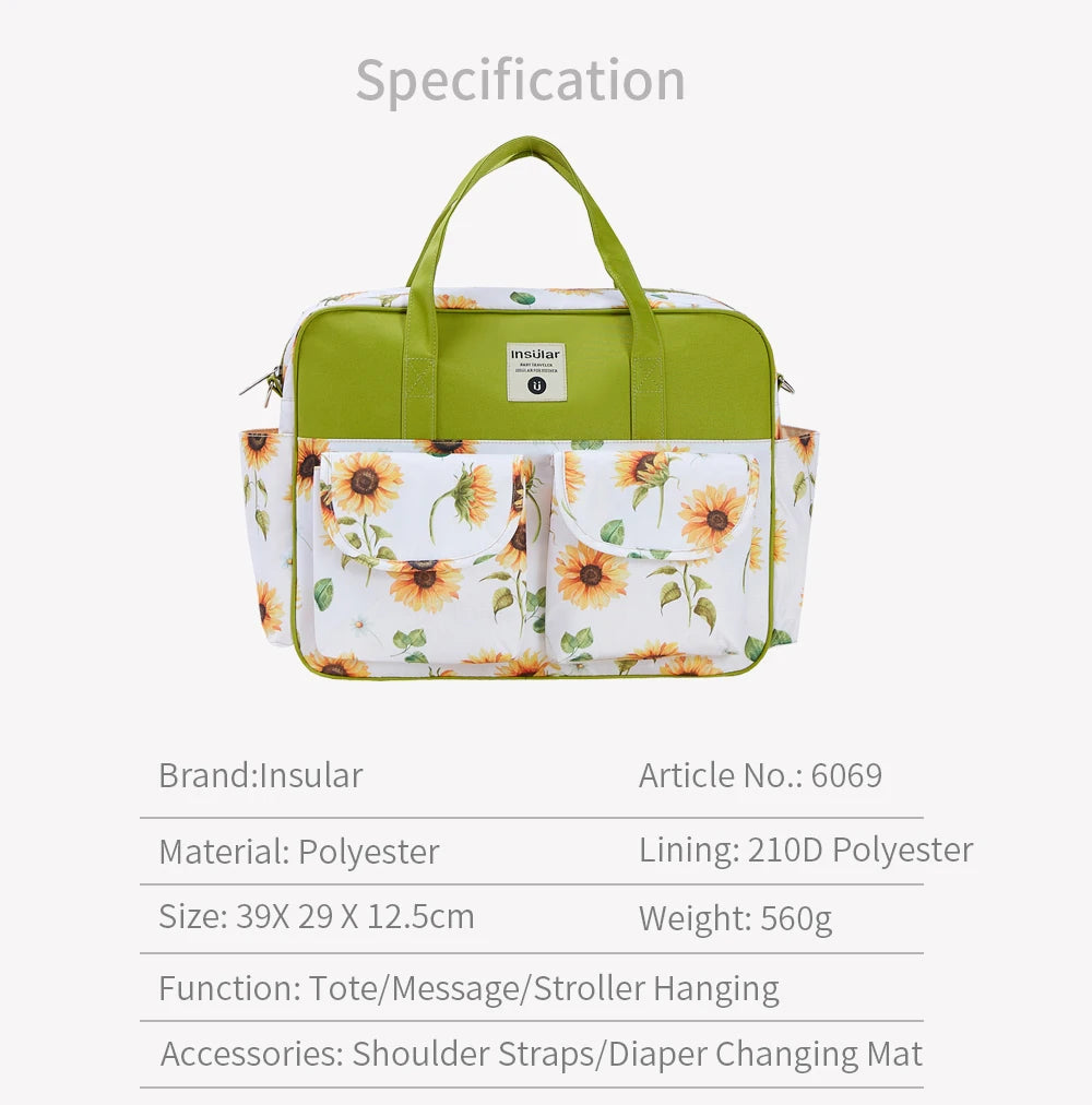 Maternity Diaper Bag – Large, Waterproof, Travel Ready