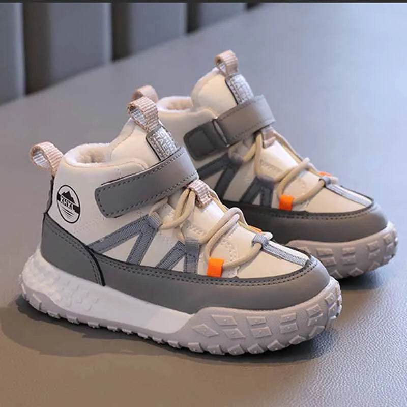 Kids Autumn/Winter Sneakers – Plush Warm Casual Sport Shoes