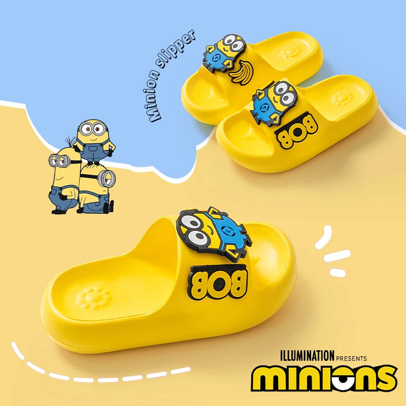 Cute Minions Kids EVA Slippers – Non-slip Indoor & Outdoor Sandals