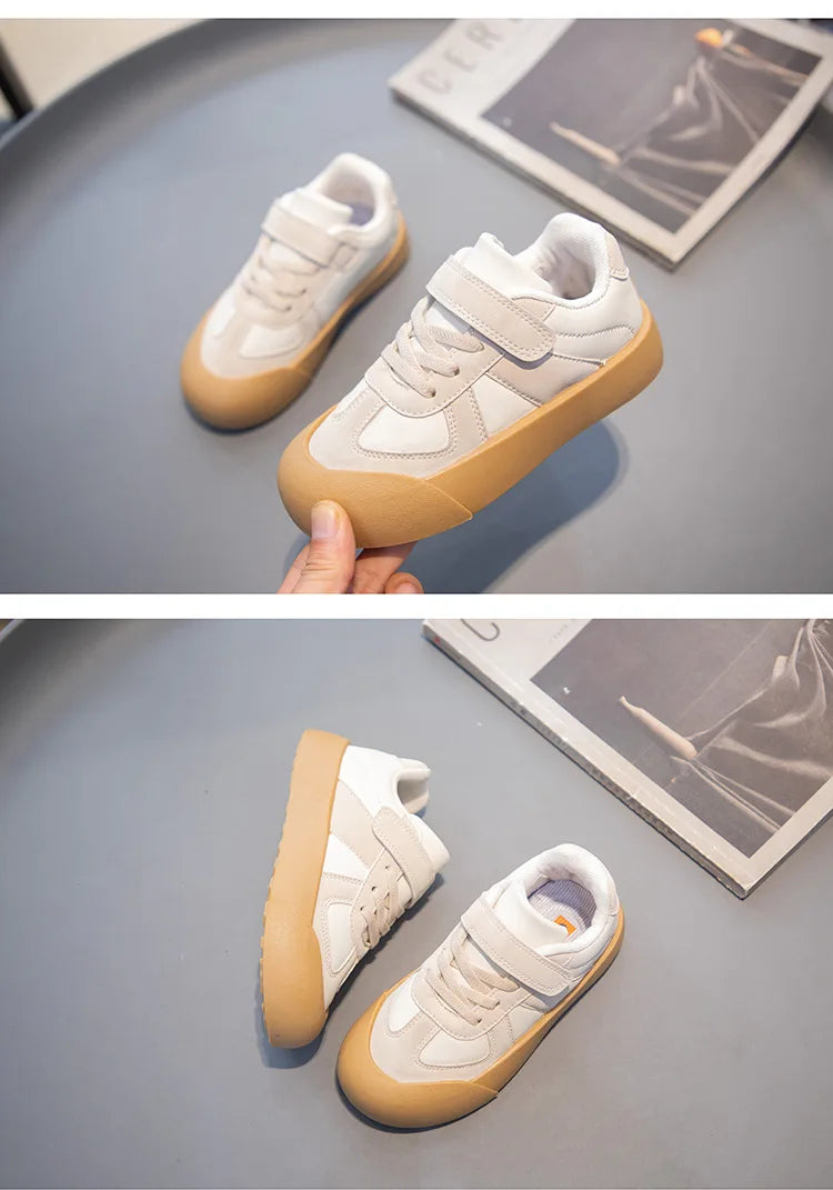 Kids’ Fashion Sneakers – Velcro Casual Sports Shoes