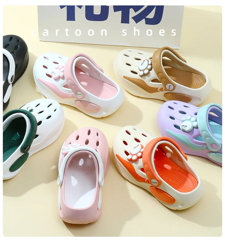 Kids  Chunky Platform Sandals – Thick Sole EVA Non-Slip Shoes