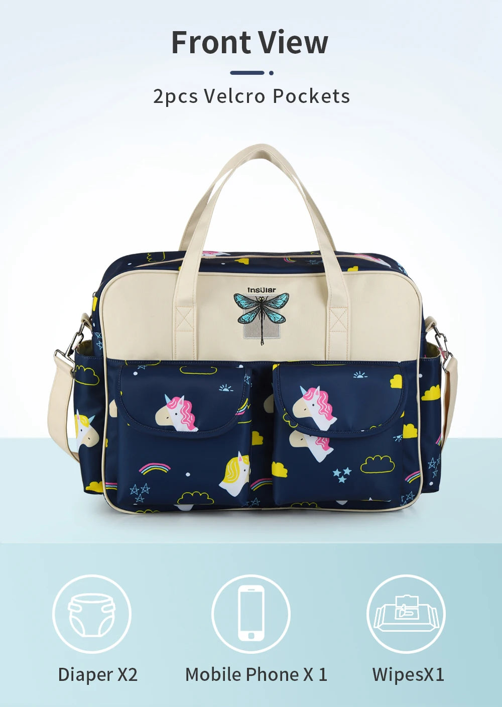 New Style Waterproof Diaper Bag – Large Capacity Multifunctional Maternity & Stroller Bag