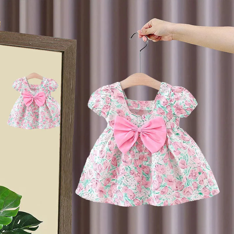 Baby Girl Summer Bow Dress