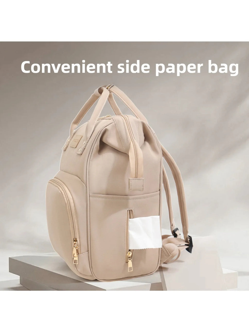 Baby Travel Diaper Backpack – Large Capacity Mommy Handbag for Baby Care & Outdoor Travel