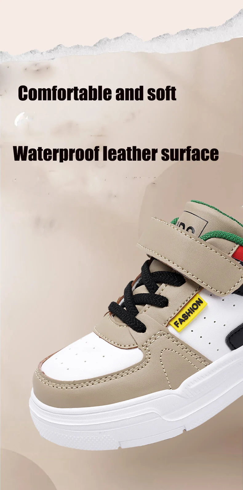 Kids’ Waterproof Sports Shoes – Casual Running & School Shoes