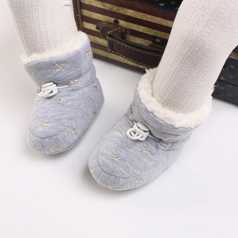 Winter Newborn Baby Cotton Booties