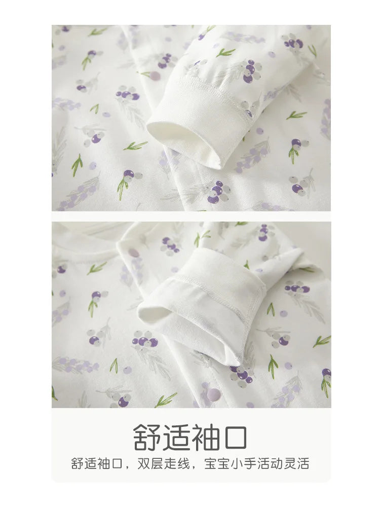 Newborn Baby Onesie, Spring/Autumn, Cotton