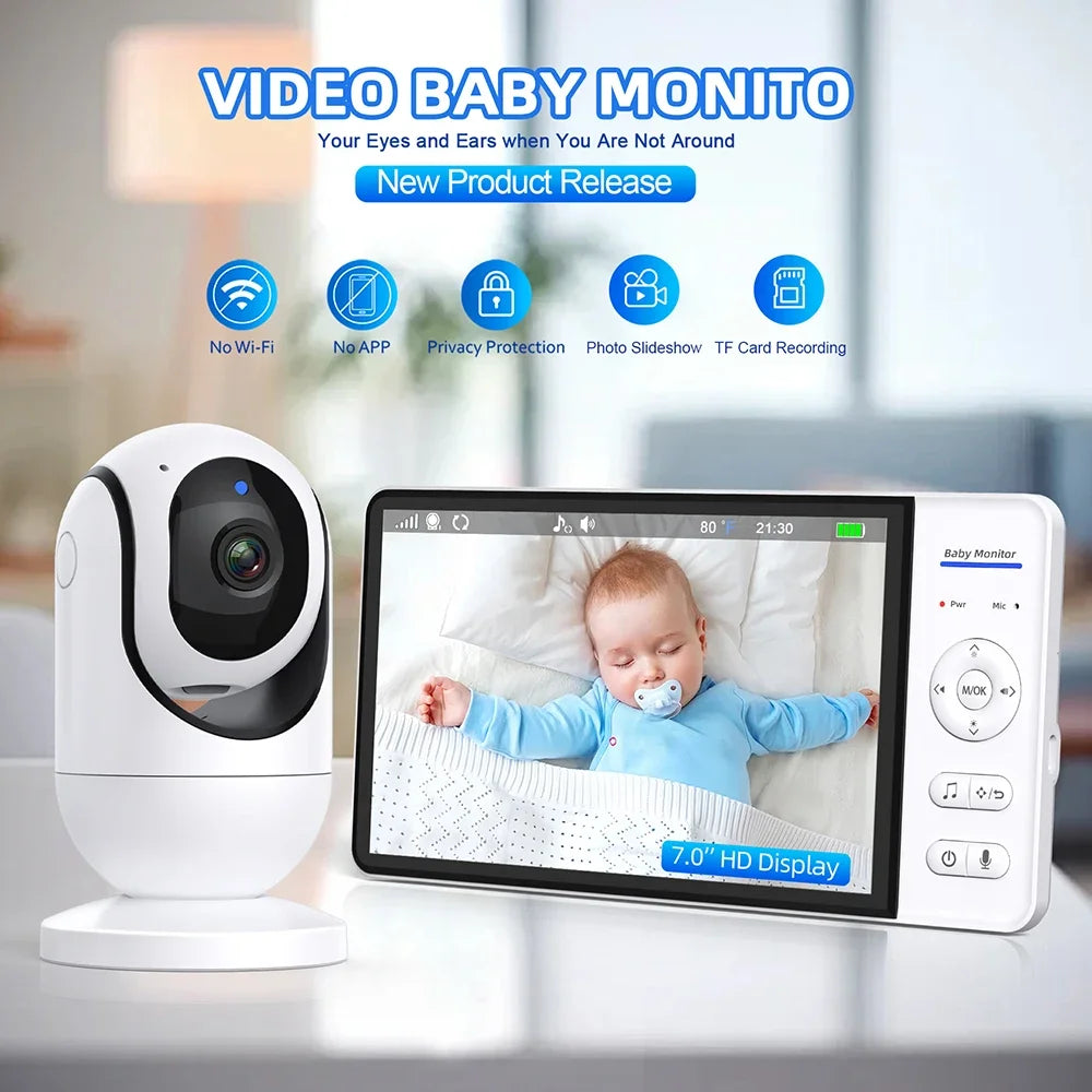 Baby Camera – 4X Zoom & 5000mAh Battery