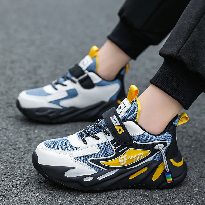 Kids Breathable Casual Sneakers – Outdoor Running & Tennis Shoes