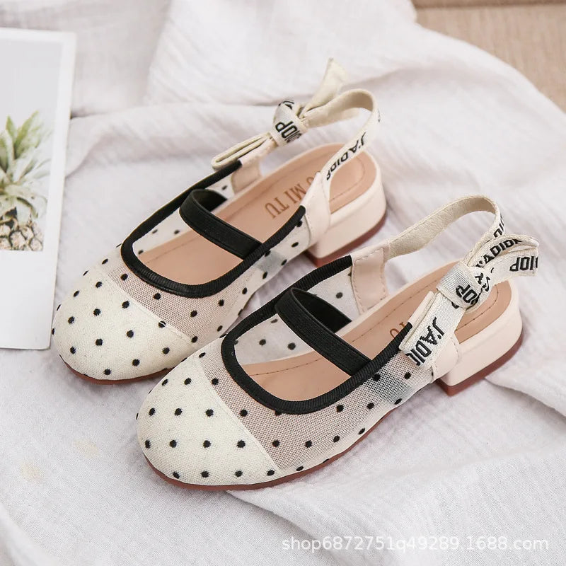 Girls’ Leather Dance Shoes