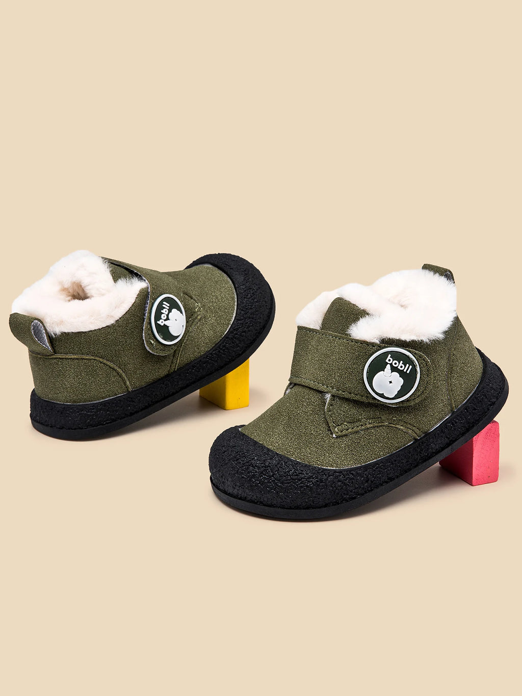 Baby Winter First-Step Shoes (0–3Y) – Fleece-Lined Outdoor Toddler Shoes