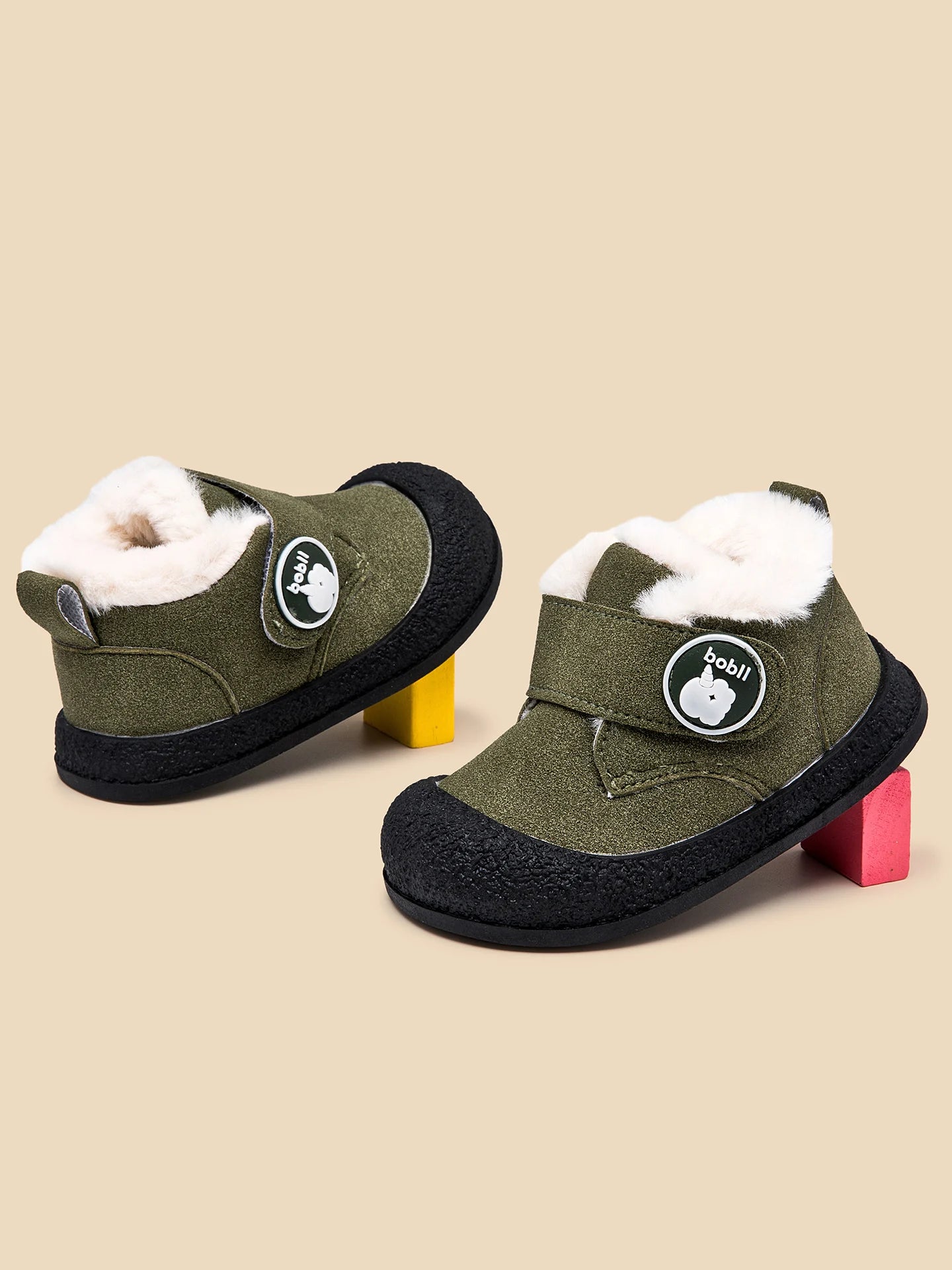 Baby Winter First-Step Shoes (0–3Y) – Fleece-Lined Outdoor Toddler Shoes