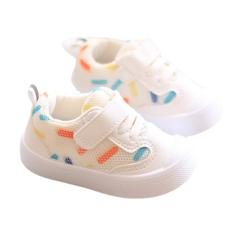 Kids’ Soft-Soled Sneakers – Casual Mesh Walking Shoes