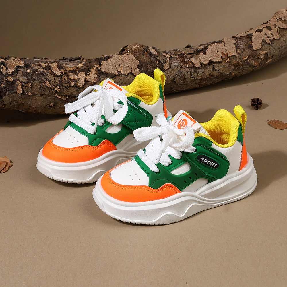 Kids’ Spring Sneakers – Soft Sole, Breathable Sports Shoes