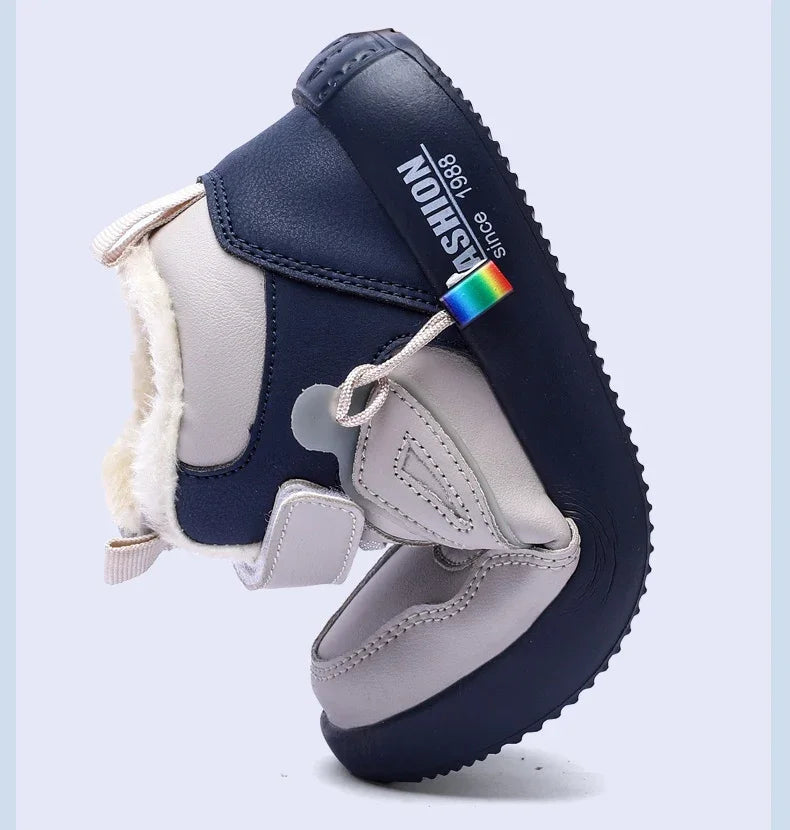 Kids’ Winter Snow Boots – Warm, Non-Slip Outdoor Sneakers