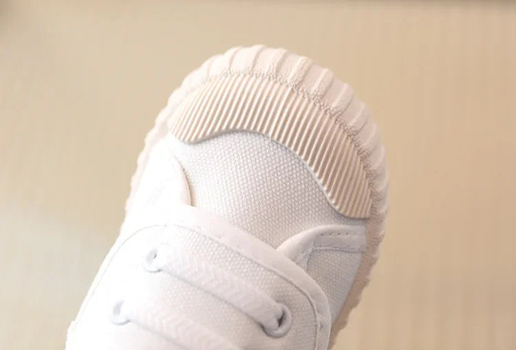 Kids Canvas Sneakers – Soft Breathable Candy-Colored Shoes