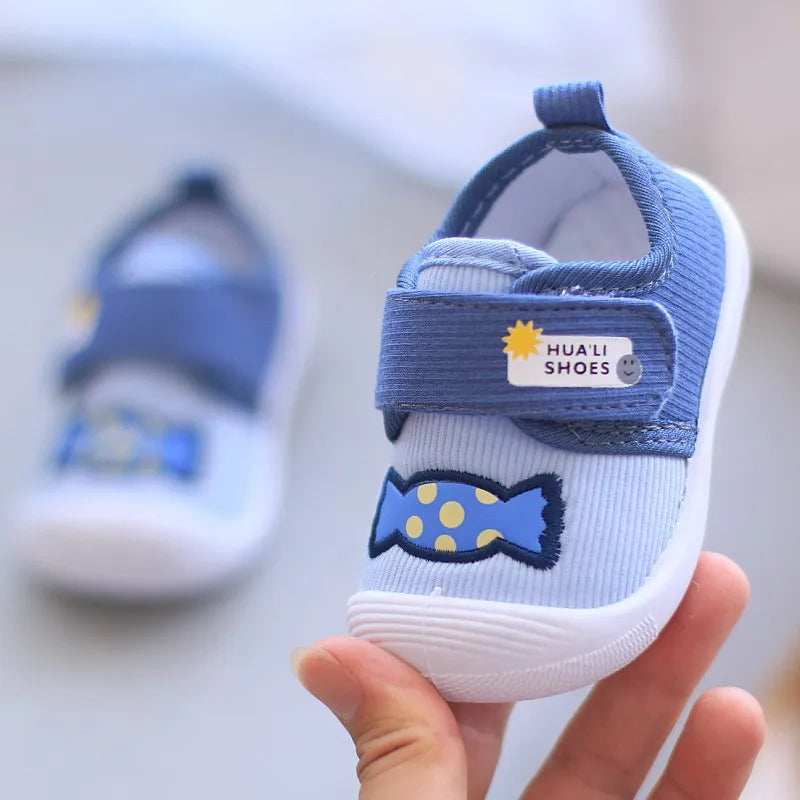 Infant Cartoon Soft-Sole Sneakers – Non-Slip Toddler Casual Shoes