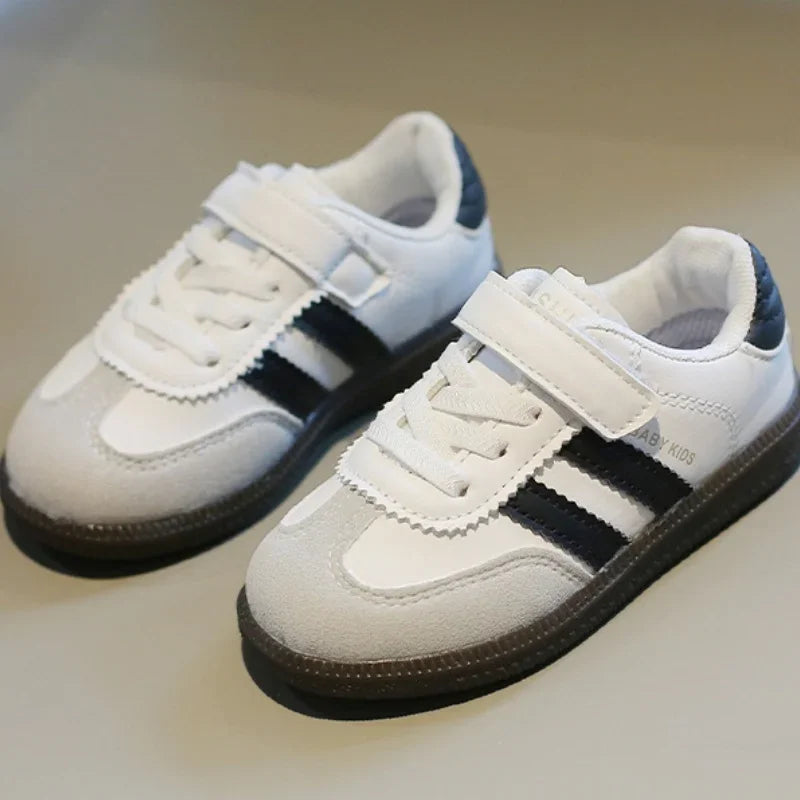 Kids’ Sneakers – Soft-Soled, Hook & Loop Casual Shoes