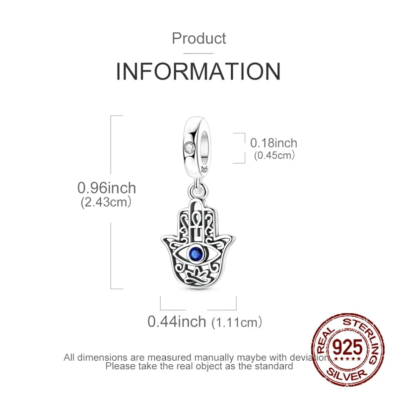 Sterling Silver Intricate Hand Shaped