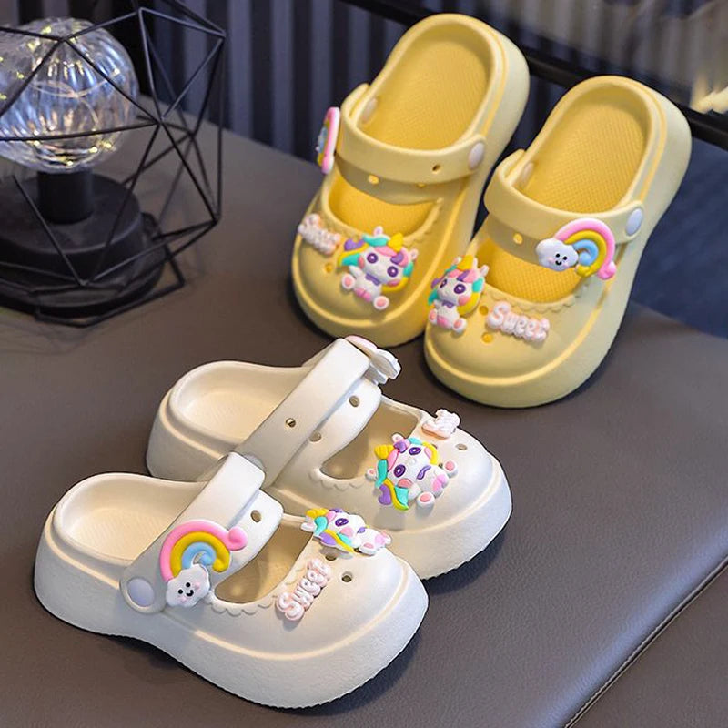 Kids Anti-Slip Summer Sandals – Soft Thick-Bottom Shoes