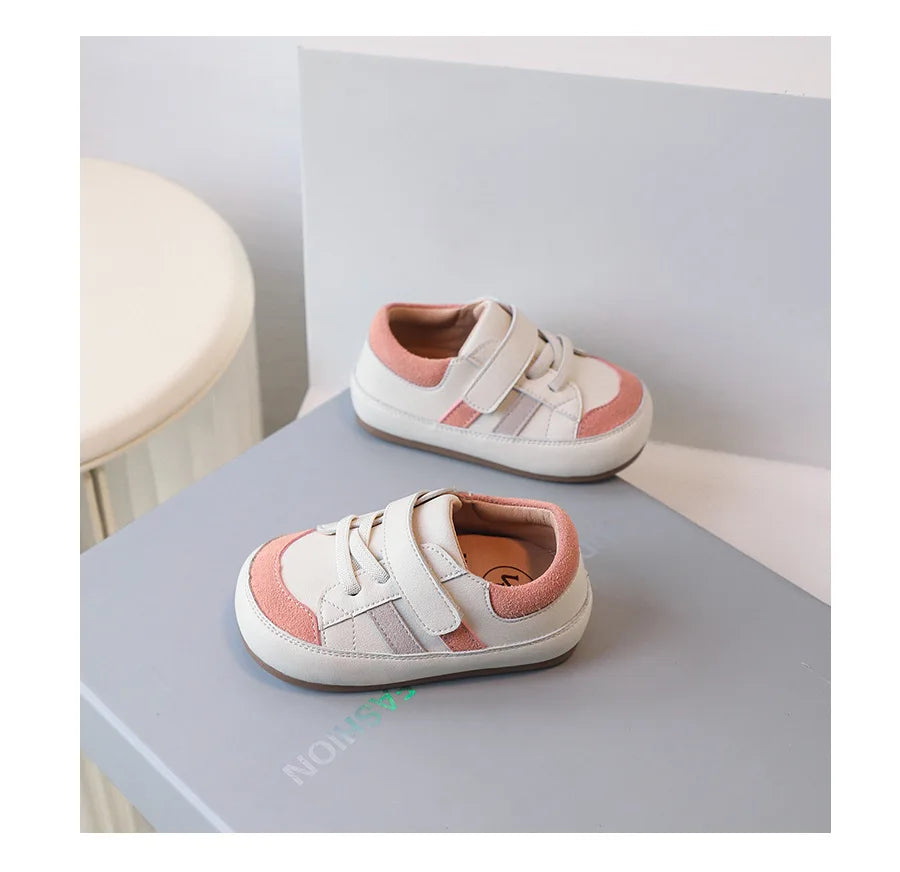 Soft Leather Baby Sneakers 0-3 Years