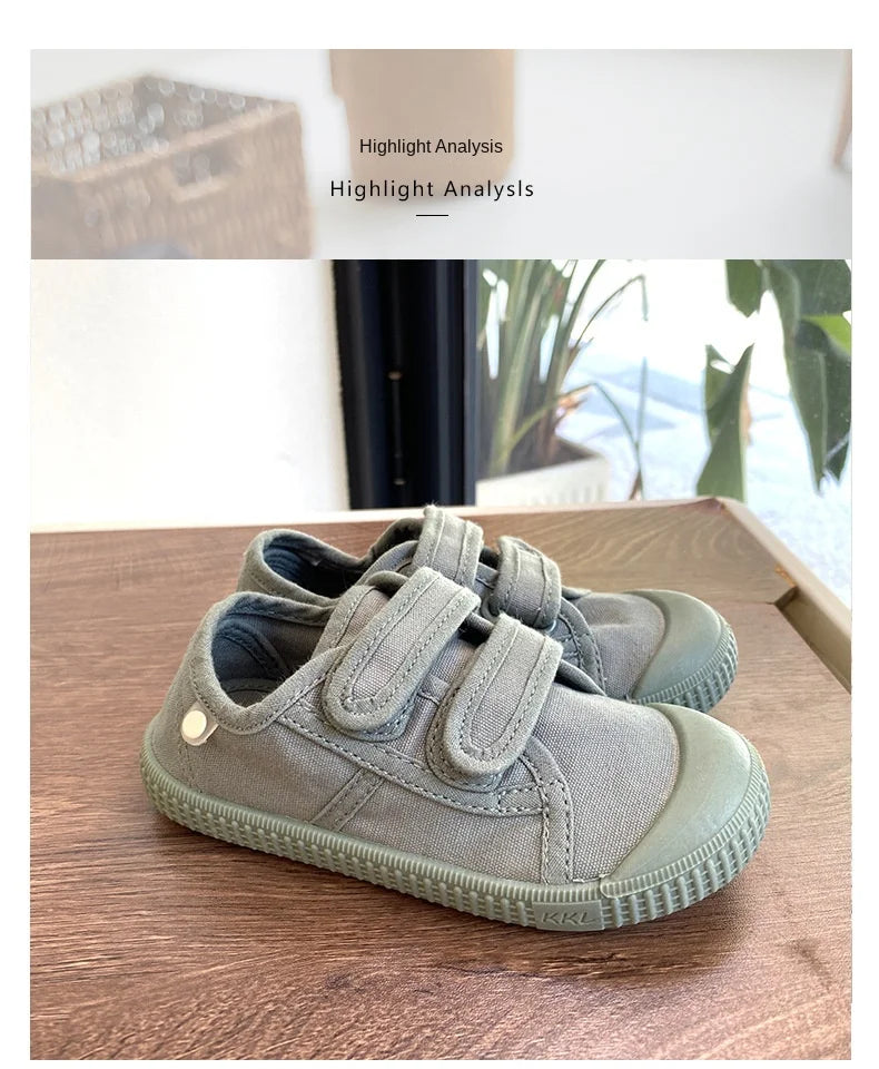 Toddler Kids Retro Canvas Sneakers