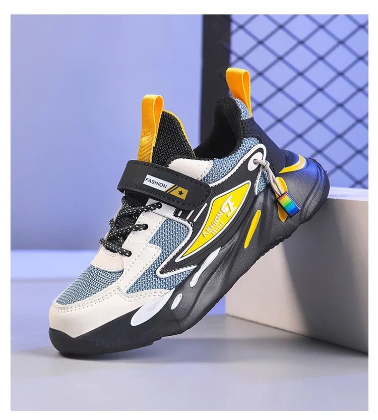 Kids’ Mesh Sneakers – Breathable, Non-Slip Running Shoes
