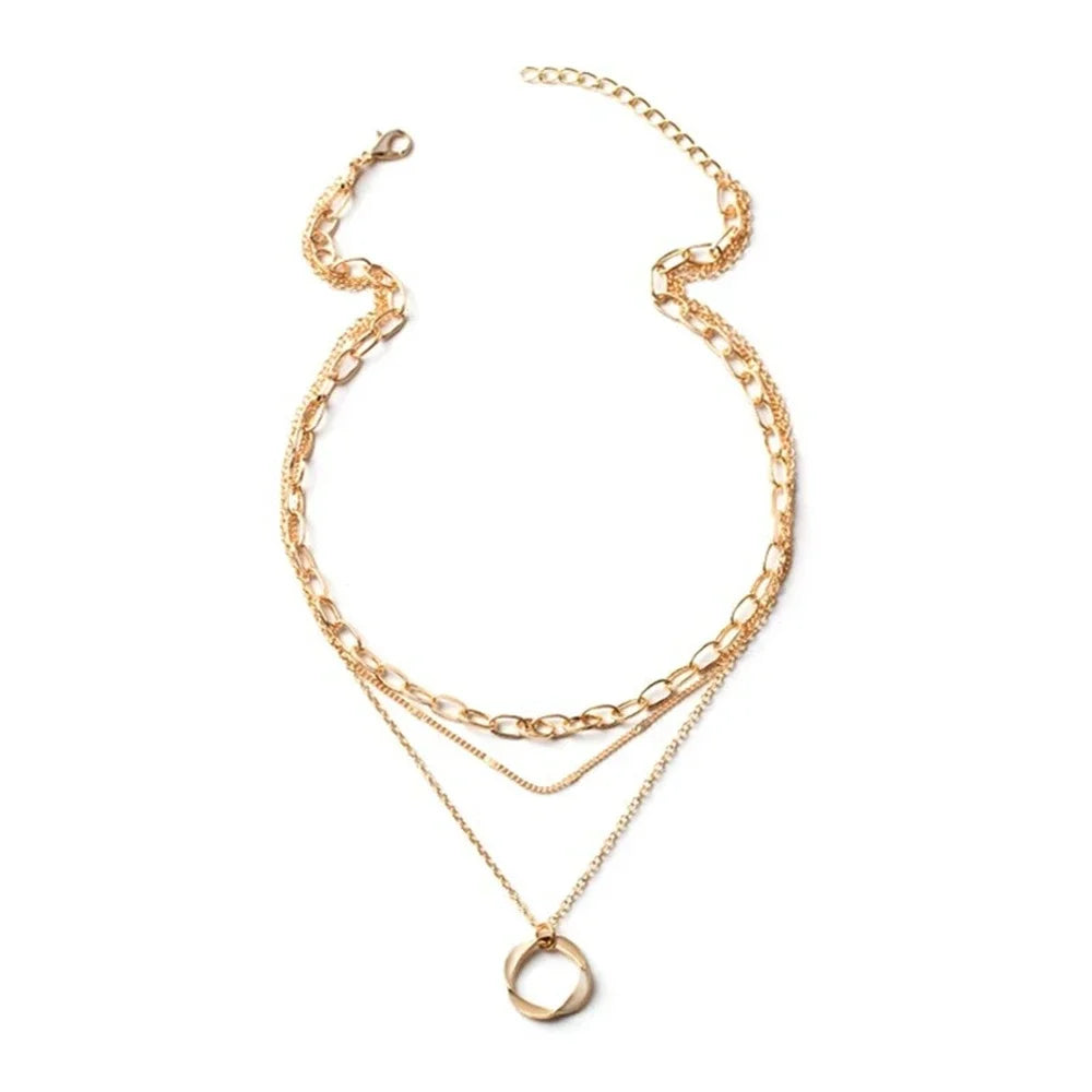 Gold Multi Layer Necklace