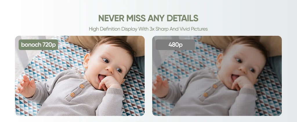 1080P Video Baby Monitor – Split Screen & Hack Proof