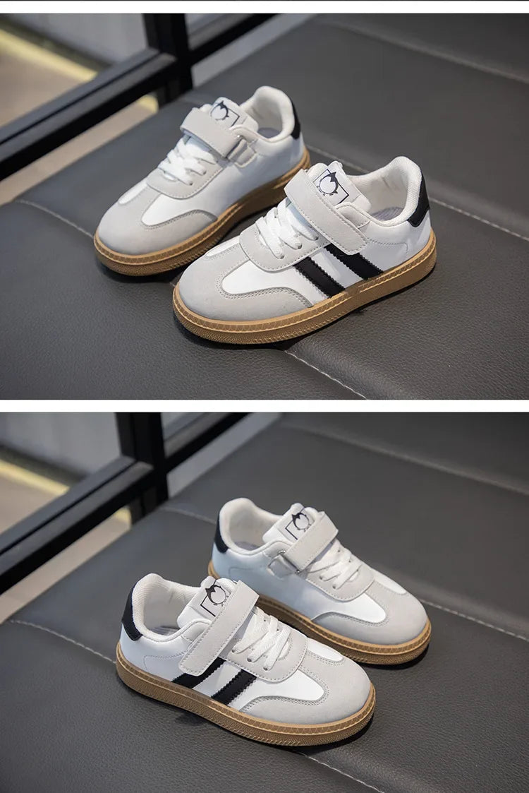 Kids’ Lightweight Skate Sneakers – Breathable, Non-Slip Shoes
