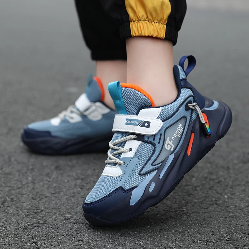 Kids Breathable Casual Sneakers – Outdoor Running & Tennis Shoes