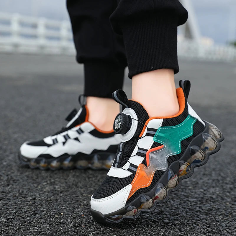 Kids Mesh Sport Sneakers – Comfortable Casual Running & Tennis Shoes