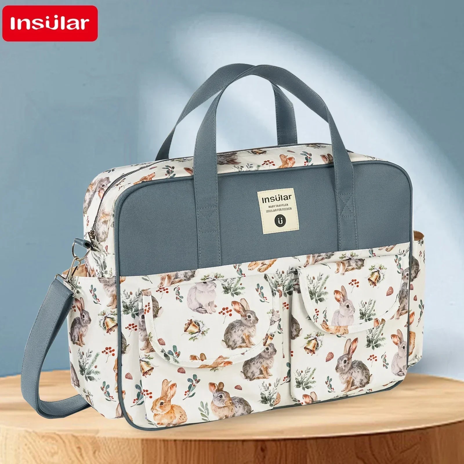 New Mummy Bag – Small Size, Lightweight, Waterproof, Multi-Functional Baby Diaper Crossbody Bag