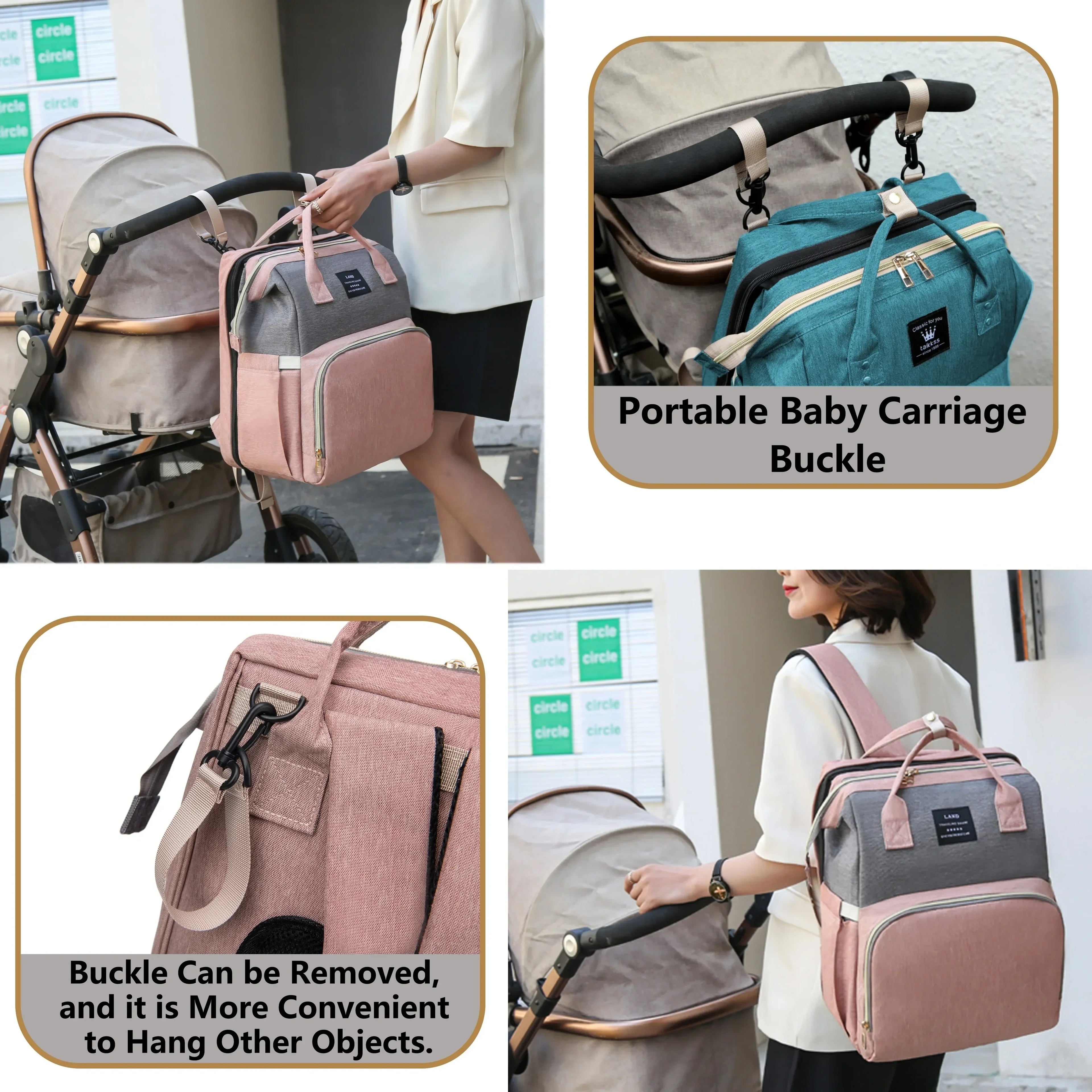 Portable Maternity Bag – Baby Travel & Diaper Organizer