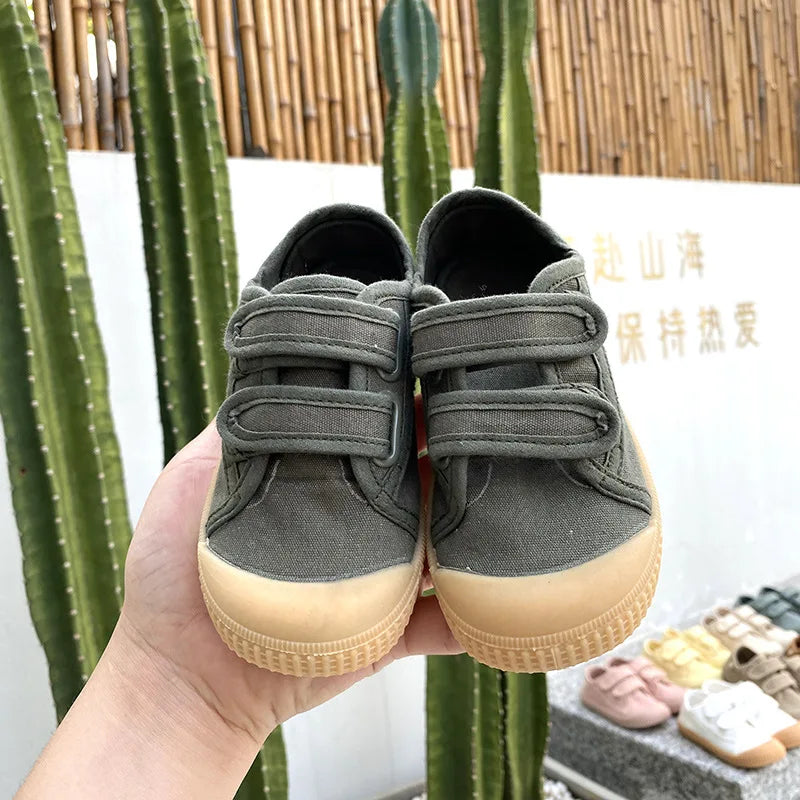 Toddler Kids Retro Canvas Sneakers