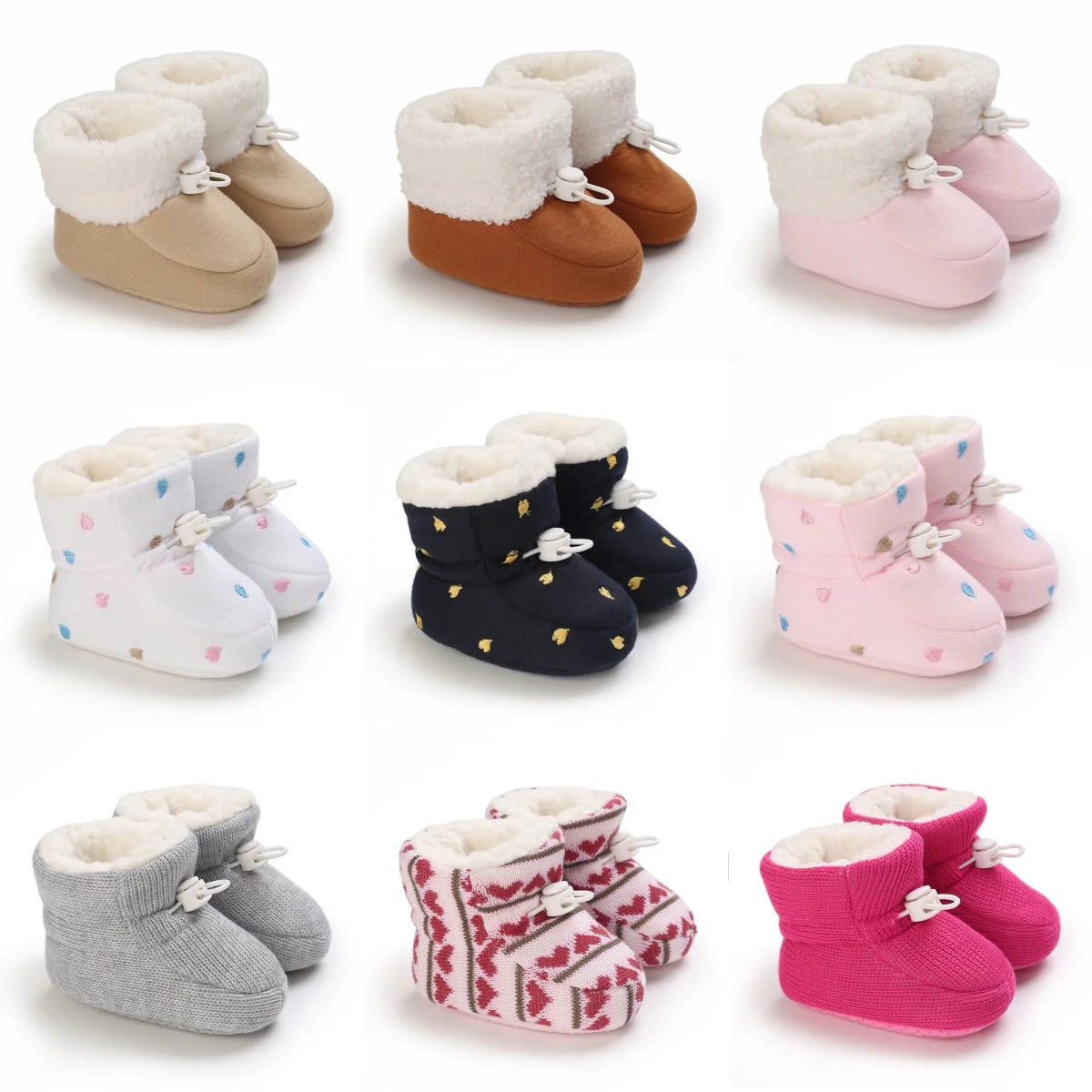 Winter Newborn Baby Cotton Booties