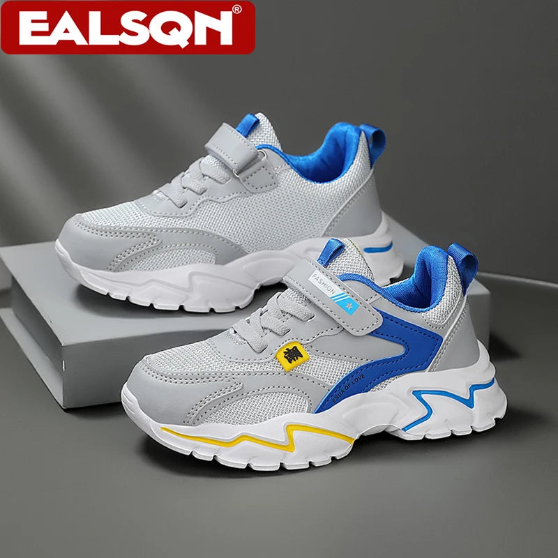 Kids Breathable Sneakers – Outdoor Casual & Sport Shoes (5–16 Years)