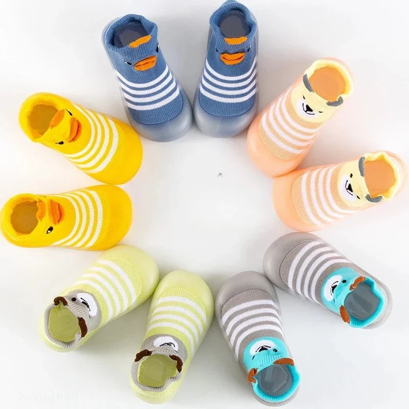 0-3Y Baby Walkers Soft Sole Socks Shoes