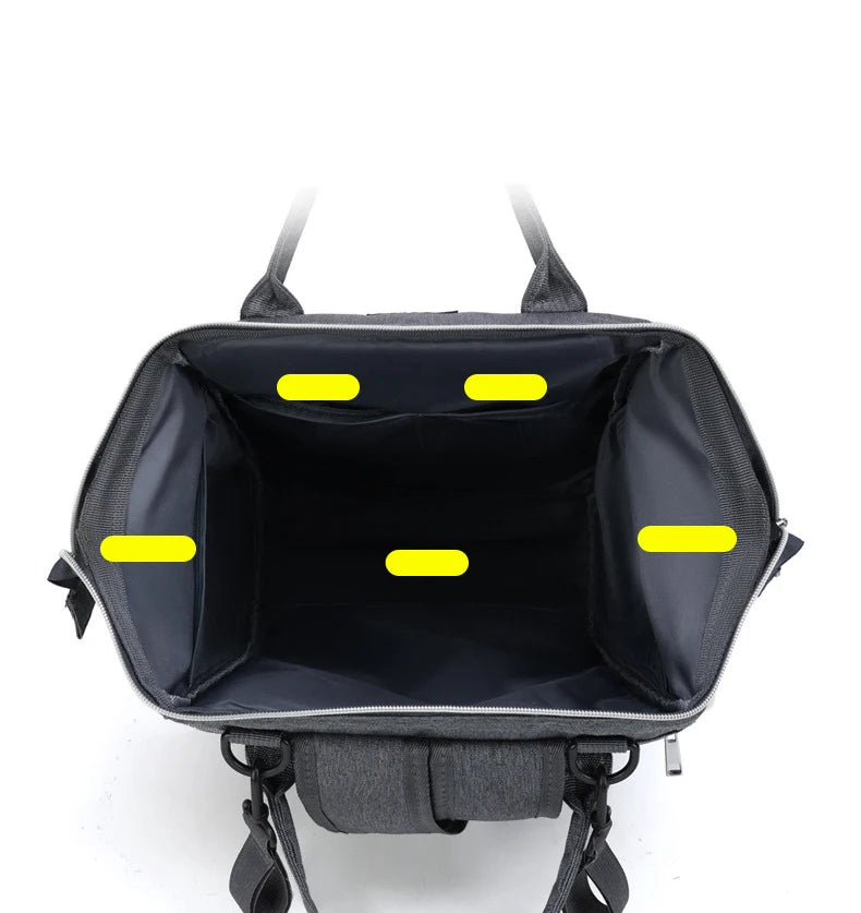 Maternity Diaper Backpack with USB Charging Port