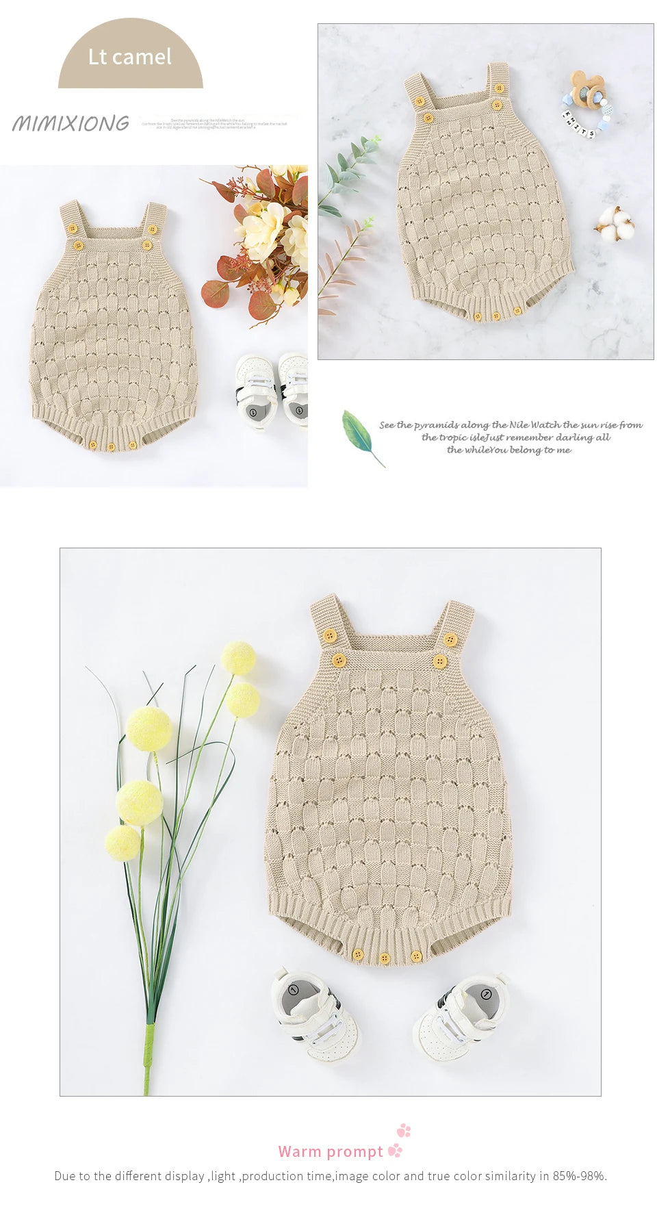 Infant Cotton Onesie for Toddler Boys Girls One Pieces Outfits 0-18m