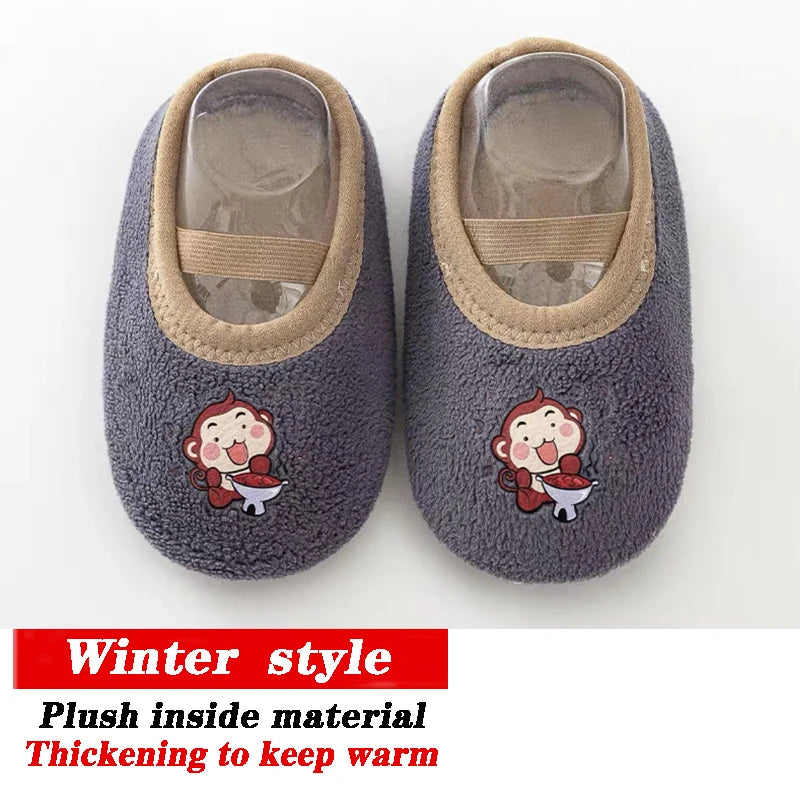 Baby Non-Slip Socks – Warm Indoor Floor Shoes for Toddlers