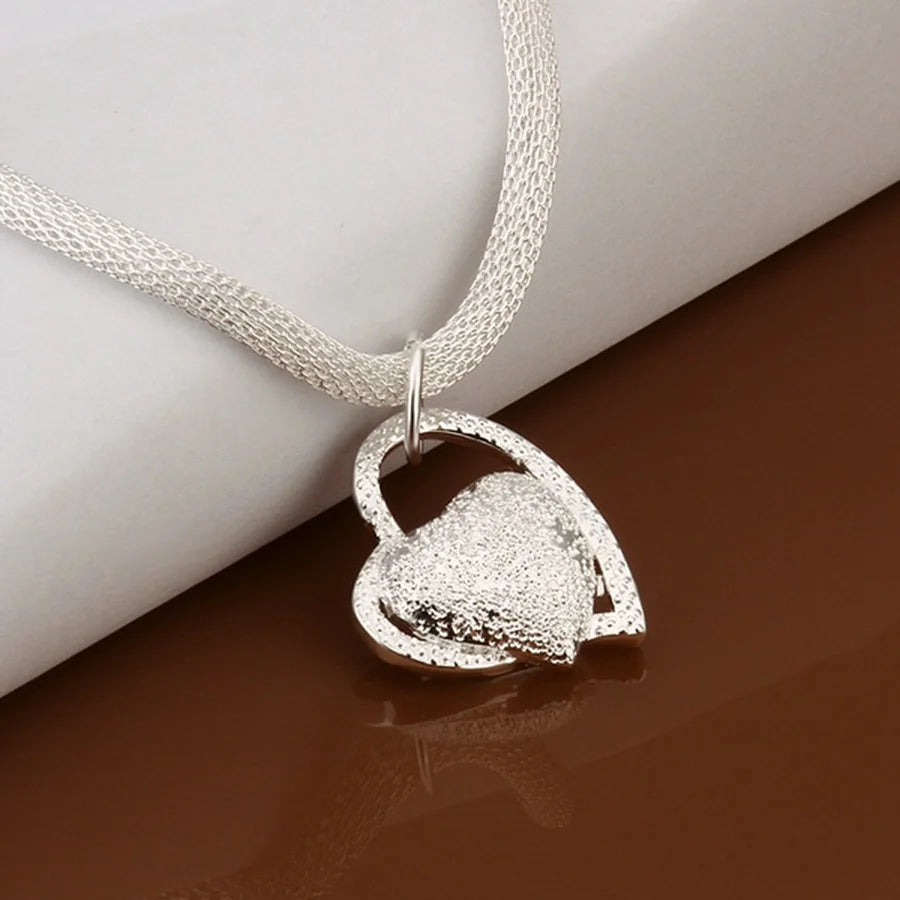925 Sterling Silver Necklace Gorgeous Charm