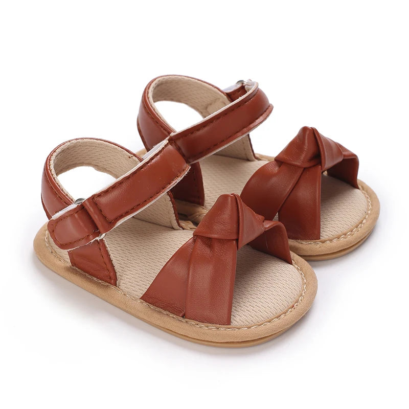 Baby Summer Sandals (0–18M) – Open-Toe Non-Slip Soft Shoes