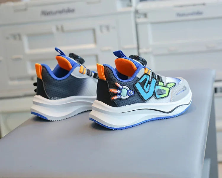 Kids’ Breathable Mesh Sneakers – Soft, Non-Slip Running Shoes