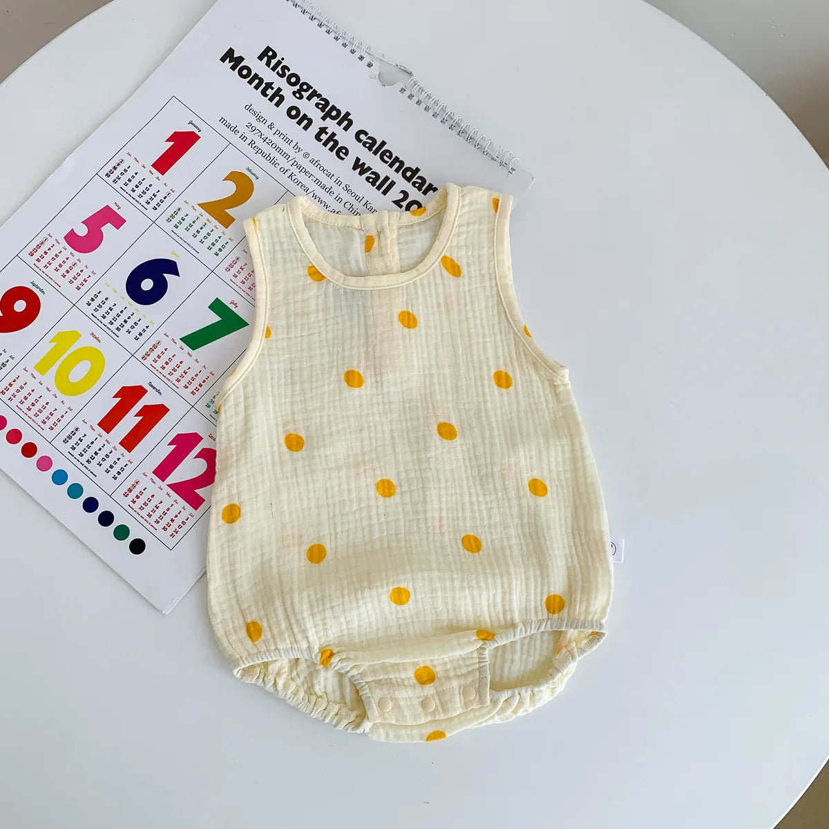 Cute Baby Summer Bodysuit – Cotton Outfit (0–18M)