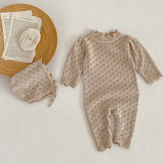 Autumn Spring 0-24M Infant Baby Girls Jumpsuit