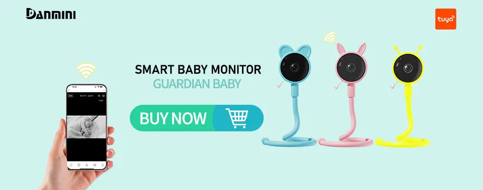 Tuya Baby Camera – 5" HD, Mobile App Control